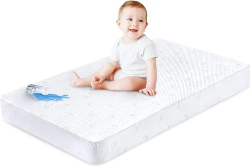 LetMxiu Waterproof Crib Mattress Protector Sheet