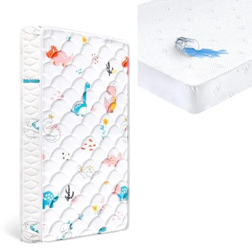 LetMxiu Firm Mattress + Protector Bundle