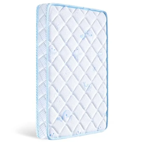 LetMxiu Knitted Cotton Crib Mattress